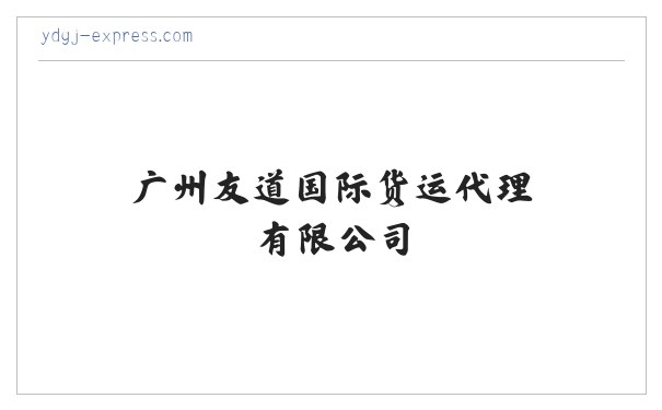 广州友道国际货运代理有限公司 缩略图